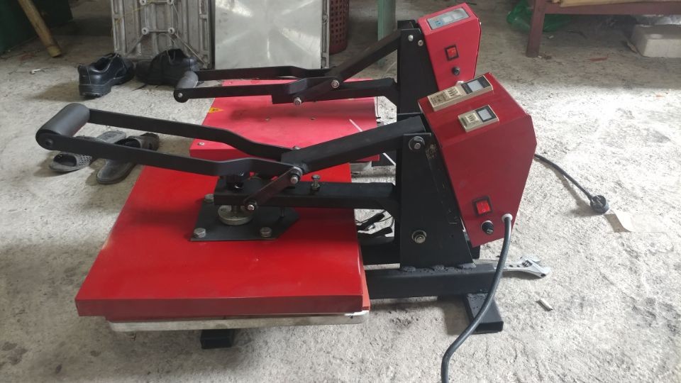 Heat press machine 380x380 Red style